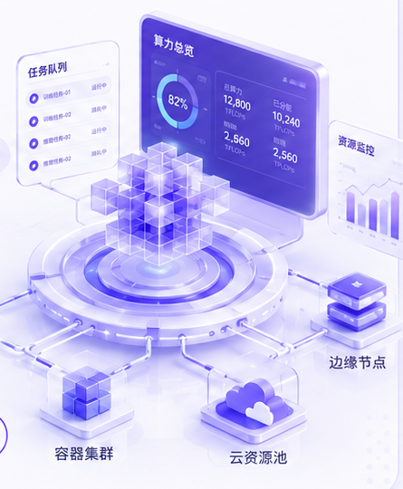 算权宝 控制台与集群示意